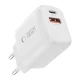 Tech-Protect NCA65W-GAN 65W 2-Port Wall Charger, White