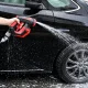 Car Wash Spray Gun with 200 ml Soap Dispenser, 8 Spray Modes, Red
