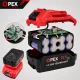 2in1 Cordless Drill & Impact Wrench Set 21V 3Ah 2x Batteries