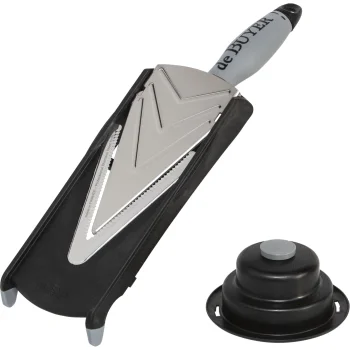 De Buyer Kobra Axis Mandoline Vegetable Slicer, Black