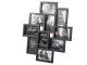 3D Photo Frame for 10 Photos, Black