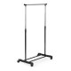 Adjustable Garment Rack on Wheels with Storage Shelf ModernHome