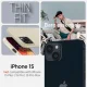 Apple iPhone 15 6.1\'\' Spigen Thin Fit Case Cover, Beige