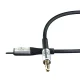 3Mk Protection AUX Cable 3.5 mm to USB-C, 1m, Silver