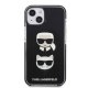 Apple iPhone 13 mini 5.4\" Karl Lagerfeld Karl&Choupette Head Case Cover (KLHCP13STPE2TK), Black