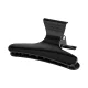 Hairdressing Claw Clips E-49, Black, 12 Pcs