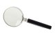 Classic Magnifying Glass with Metal Frame, 60mm, Silver/Black