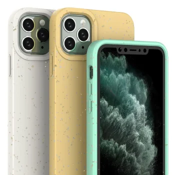 Eco Case dėklas telefonui iPhone 11 Pro Max, geltonas