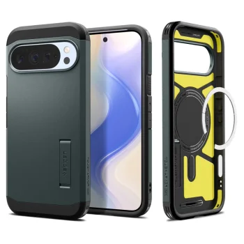 Spigen Tough Armor Mag MagSafe Case for Google Pixel 10 Pro XL, Green