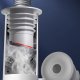 Silicone Magnetic Siphon and Seal 40-45mm, Grey