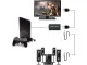PS2 to HDMI audio adapter for PlayStation 2 gaming, black