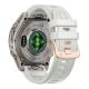 Tech-Protect silicone strap for Garmin Fenix 5S / 5S Plus / 6S / 6S Pro / 7S / 8 / 9 / 9 Pro (43 mm), grey