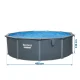 Bestway 561CU All-Year Panel Garden Pool 488 x 132 cm 13in1