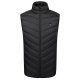 Heated vest with USB, 3 heating levels, size L, black