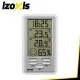 Izoxis Weather Station with Thermometer and Hygrometer, 14.5x8x2.4cm