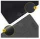 4Fizjo 1185 PU Rubber Yoga Mat 4 mm, Black