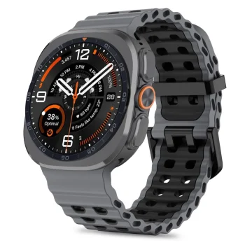 Tech-Protect Iconband Pro Strap for Samsung Galaxy Watch Ultra 47mm, Gray/Black