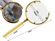 Handheld Reading Magnifying Glass, 6x Magnification, Gold