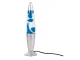 Lava Lamp Night Light, Silver/Blue