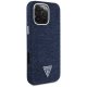 Guess iPhone 16 Pro Max Case Denim Triangle Logo MagSafe, Blue