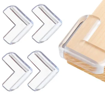 Silicone Furniture Corner Protectors, 4 pcs