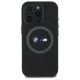 BMW iPhone 16 Pro Max Case M Silicone Printed Ring MagSafe, Black
