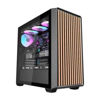 Darkflash DS900WD Computer Case with 4 Fans - Black