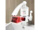 Electric Instant Water Heating Tap with LCD Display, 3 kW, 220–240 V, White
