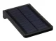 Solar Street Lamp with 36 LEDs and Motion Sensor, Black
