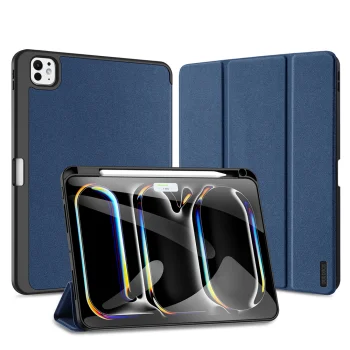 Dux Ducis Domo Folio Case for Xiaomi Pad 6 / 6 Pro with Stand and Smart Sleep, Blue