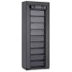 Massido Textile Shoe Cabinet 10 Shelves, Graphite