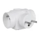 Maclean MCE213 Triple Socket, 2x16A, 1x6A, with Earth, White