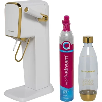 SodaStream Art Sparkling Water Maker, White/Gold