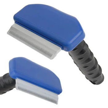 Pet Deshedding Trimmer Comb for Dogs and Cats, 4.5 cm, Blue/Black