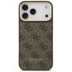 Guess 4G Case with Magsafe Wallet iPhone 17 Pro Max - Brown