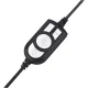 Conceptronic POLONA05B Stereo USB Headset Black