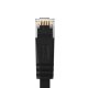 Плоский сетевой кабель Orico PUG-C7B CAT7 10Gbps RJ45 8м, Черный
