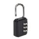3-Digit Combination Luggage Lock for Suitcases, Black