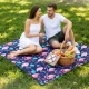 4Fizjo Insulated Picnic and Beach Blanket 200x200 cm, Flamingos