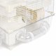 Petsi 3-Level Cage for Small Rodents with Accessories, White