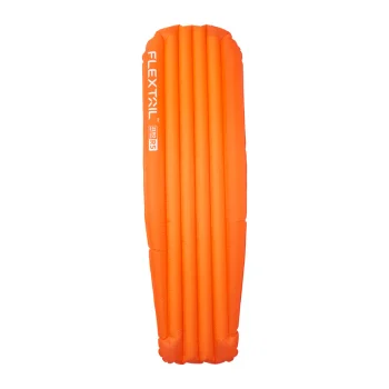 Inflatable Camping Mattress Flextail Zero Mattress R05 Mummy L R-Value 6.0 Orange