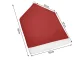 Christmas Chair Covers Santa Hat 6 Pcs Red