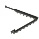 Folding Wall-Mounted Clothes Drying Rack, 90cm, Black