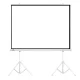 Maclean MC-712 Portable Projection Screen with Two Tripods, 150\", 4:3, 300x225 cm