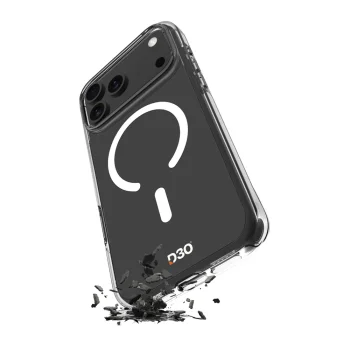 Puro iPhone 17 Pro Max Case Impact Clear D3O MagSafe, Transparent