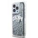 Apple iPhone 15 Pro 6.1\'\' DKNY Liquid Glitter Big Logo Case Cover, Black