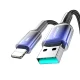 Joyroom S-A42 Crystal-Clear USB-A to Lightning Cable 3A 1.2m Black