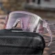 Rockbros Photochromic Cycling Glasses with UV Protection and Optical Insert, Clear Purple