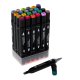 Double-Sided Alcohol Markers in Case 24 pcs + Stand