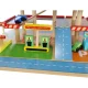 Kruzzel 00022446 Wooden Parking Garage for Kids